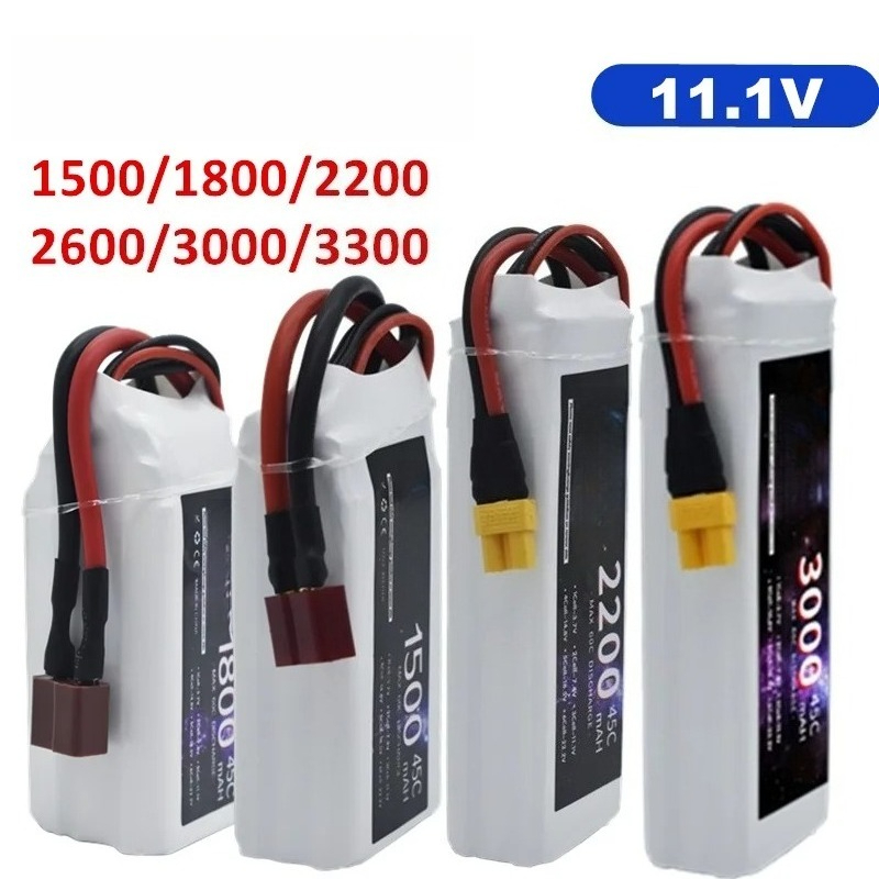 Drone Battery 3S - LiPo Batterij 3S 1500mAh 1800mAh 2200mAh