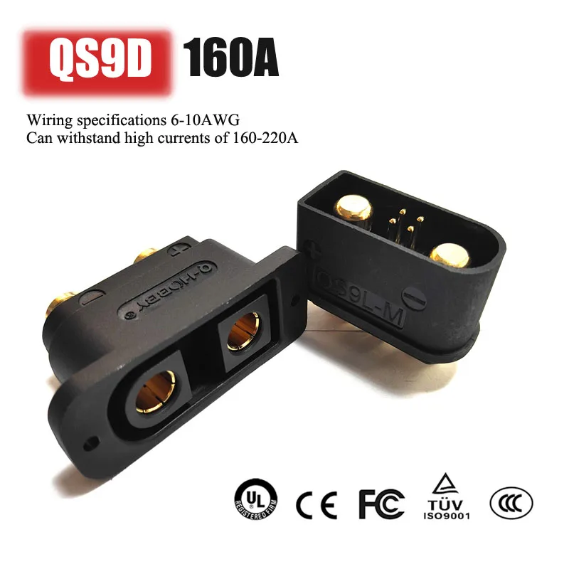 QS9D Anti Spark Connector 160A - Drone Battery Plate recensie en prijs