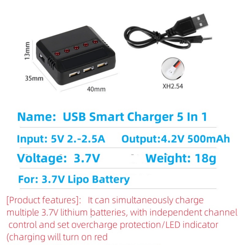 Syma X5HW X5HC X5C X5SW 3.7V 5 - Drone Battery Plate recensie en prijs