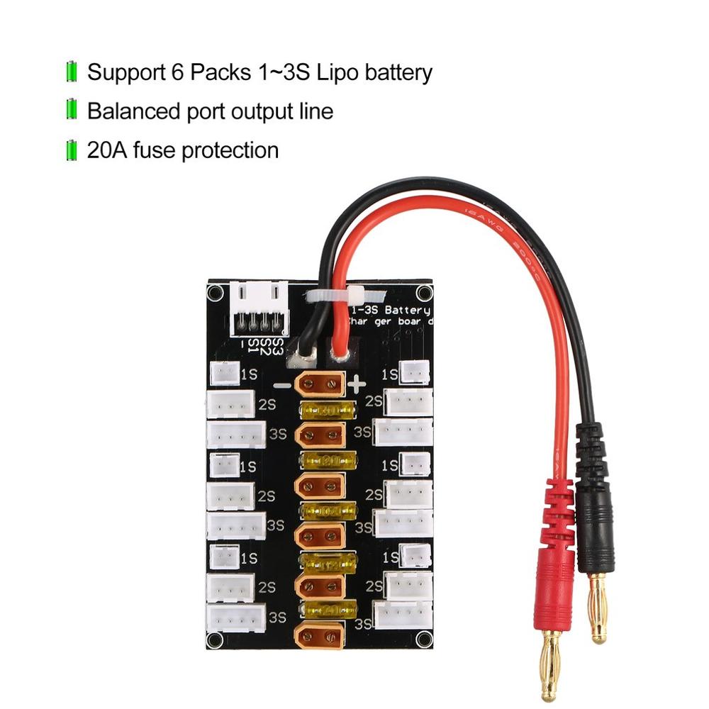 1S-3S 20A XT30 Plug Lipo Batte - Drone Battery Parallel Board recensie en prijs
