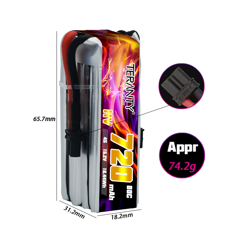 TERANTY 720mAh 4S 15.2V HV Lip - Drone Battery Plate recensie en prijs