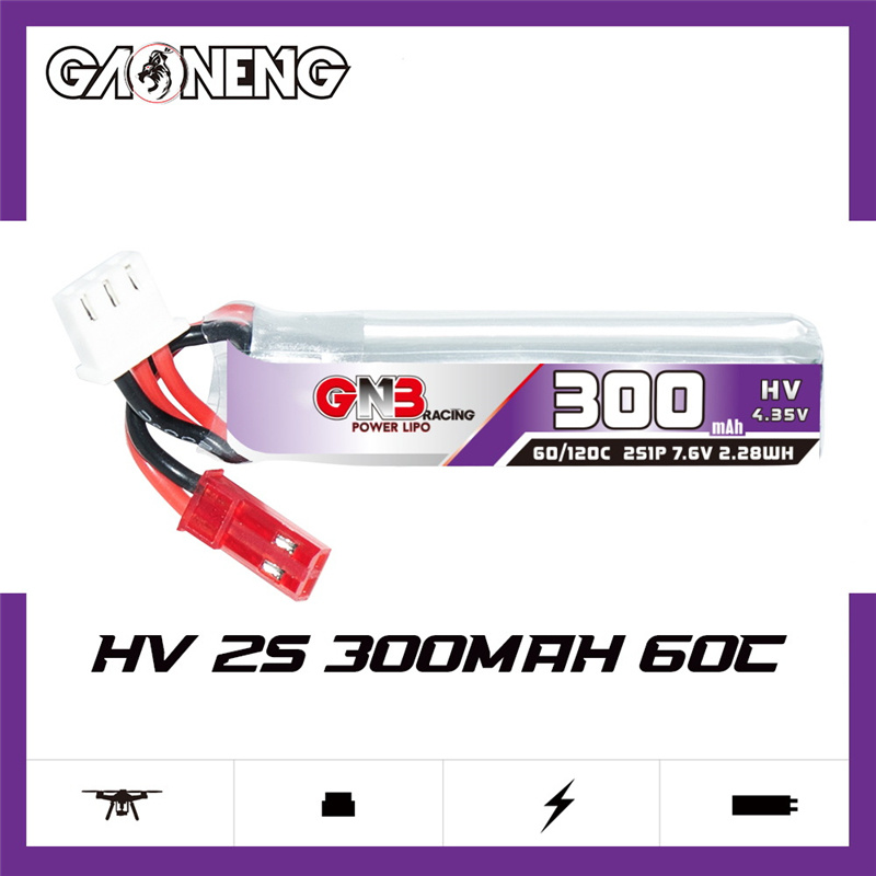 GAONENG GNB 2S 7.6V 300mAh 60C - Drone Battery Connector recensie en prijs